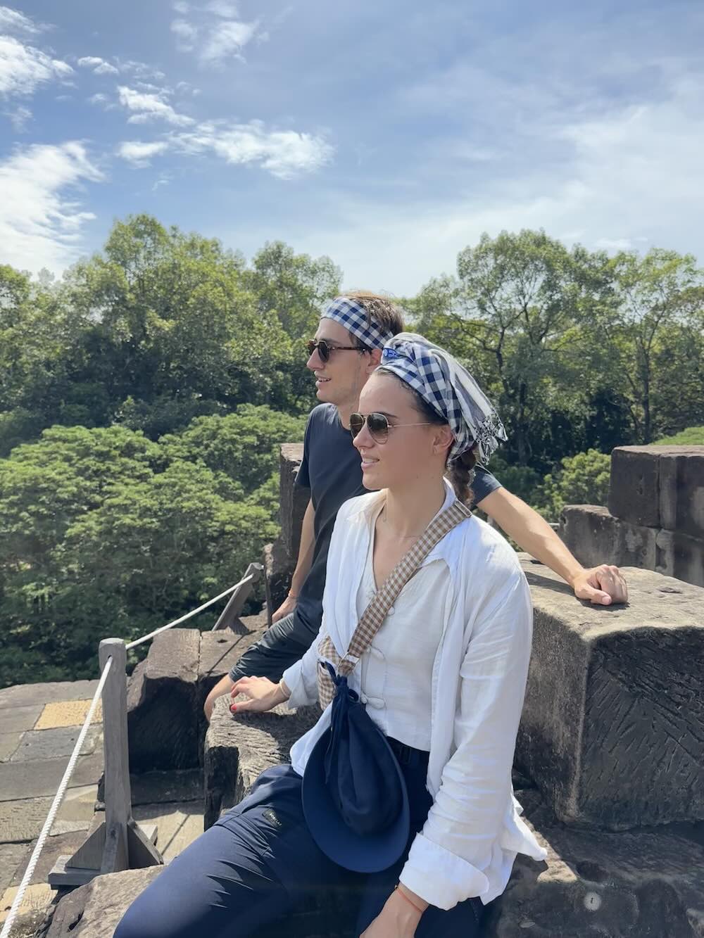 Hélène and Sébastien, founders of The Map Cambodia, in Cambodia